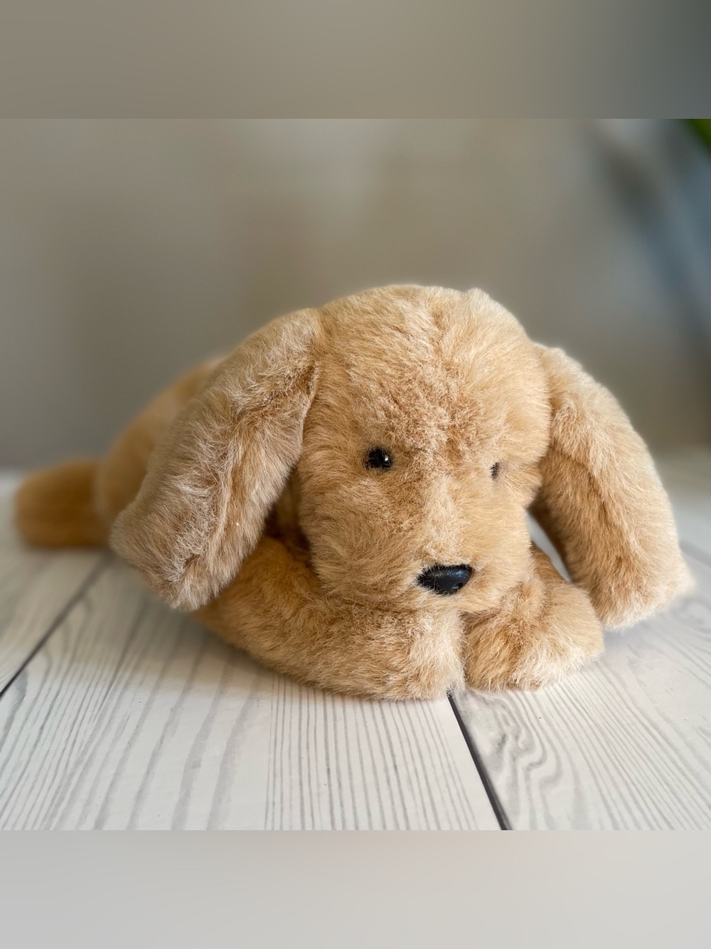 Vintage Gund 18” MUTTSY Soft Tan Plush Puppy/Dog Toy